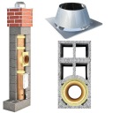 Керамический дымоход Fi200 7м +4Вт Дымоходная система i
