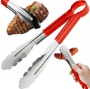 МЕТАЛЛИЧЕСКИЕ КУХОННЫЕ ЩИПЦЫ ДЛЯ ПРИГОТОВЛЕНИЯ МЯСНОГО САЛАТА НА ГРИЛЬ