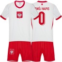 ПОЛЬША Футбольная форма КОМПЛЕКТ СОБСТВЕННАЯ ПЕЧАТЬ НОВАЯ напр. Lewandowski 122