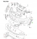 SUZUKI SX4 2006 - 2013 BRIDA DE PARAGOLPES PARTE DELANTERA IZQUIERDA 