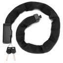 ВЕЛОСИПЕДНЫЙ ЗАМОК ROCKBROS С КЛЮЧОМ БЕЗОПАСНОСТИ 0,97М