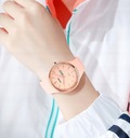 Женские часы SKMEI с аналоговым силиконовым ремешком