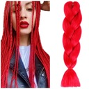 Синтетические волосы для косичек LONG Red