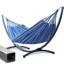 Садовий гамак PEREIRA DOUBLE з каркасом + каркас GRANDE GALVANIZED POTENZA