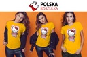 KOSZULKA DAMSKA KOBIECA T-SHIRT HELLO KITTY M PREZENT JAKOŚĆ Marka bez marki