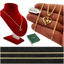 ЗОЛОТОЕ ОЖЕРЕЛЬЕ ДЛЯ МАТЕРИ И РЕБЕНКА 925/585 ЦЕПЬ GUCCI + КУЛОН