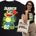 ЖЕНСКАЯ ФУТБОЛКА ПОДАРОК ​​ЖЕНЩИНЕ НА 50-ЛЕТИЕ НА РОЖДЕНИЕ БЕСПЛАТНАЯ СУМКА