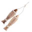 DREWNIANA OZDOBNA WISIOREK RYBKA WISZĄCA