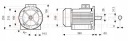 ДВИГУН ЕЛЕКТРИЧНИЙ 3-FAZOWY IE3 400V B5 B35 2,2KW 1450OBR WALEK: 28MM  (17575753814) фото min 6