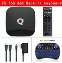 Горячие продажи Android TV BOX 2.4G 5G Wi-Fi Ultra HD телеприставка