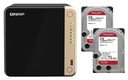 Serwer plików NAS QNAP TS-464-8G + 2x 4TB WD Red