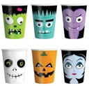 Украшение из бумажных стаканчиков «ХЭЛЛОУИН МОНСТР» 6 шт.