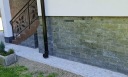 Натуральный фасадный камень шифер серебристо-серая плитка 10x30x1,2 см