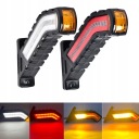 2ШТ ФАРА ГАБАРИТ LED (СВІТЛОДІОД) ДІОДНА OBRYSOWKI ПЛАВАЮЧИЙ ПОВОРОТНИК КОМПЛЕКТ  фото 13