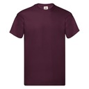 Koszulka T-shirt Fruit of the LOOM Burgundy XXL Rozmiar XXL
