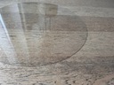 Защитный коврик под стул из поликарбоната, круглый, 80 см, 1 мм, ПРОЗРАЧНЫЙ