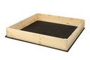 Ящик для овощей, приподнятая грядка, деревянная ширма, 100х100