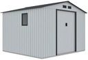 DOMEK NARZĘDZIOWY OGRODOWY HUDSON 9x8 Light Grey