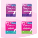 Carefree Plus Large hygienické vložky jemná vôňa 64 ks Hmotnosť (s balením) 0.234 kg