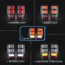ФАРИ ЗАДНІ КОМПЛЕКТ VLAND LED (СВІТЛОДІОД) NEON ТЮНІНГ ЧОРНИЙ FORD RANGER V 5 MK5 2011-2022  (18290611735) фото min 9