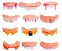 sztuczne zęby szczęka na Halloween 12szt