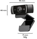 Webová kamera Logitech C922 Pro 3 MP Hmotnosť (s balením) 0.35 kg