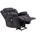 Электрическое массажное кресло с функцией подогрева и вибрации Серый