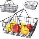 КОРЗИНА ДЛЯ ФРУКТОВ И ОВОЩЕЙ, ЧЕРНЫЙ ЛОФТ МЕТАЛЛ