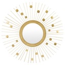 LUSTRO SŁOŃCE ZŁOTY METAL