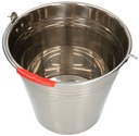 ВЕДРО НЕРЖАВЕЮЩАЯ СТАЛЬ 12Л, INOX, С ОБОДКОМ