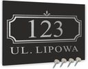 Адресная доска металлической дома Номер собственности 30x20