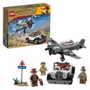 LEGO Indiana Jones - Pościg myśliwcem (77012) +Torba +Katalog LEGO 2024 Minimalny wiek dziecka 8