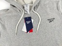 2920 PÁNSKA MIKINA Reebok KLOKANKA S KAPUCNE VKLADANÁ CEZ HLAVU BAVLNA XL Model dresowa bawełniana Identity Left Chest Logo