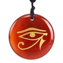 prívesok náhrdelník egyptské oko Horus Red Dominujúca farba prehľadná
