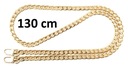 Толстая ЦЕПЬ, большая сумка GOLD STRAP, 130 см