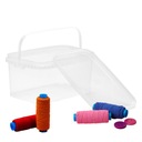 ПРЯМОУГОЛЬНОЕ ВЕДРО 2,5 Л с допуском ПИЩЕВЫХ ПРОДУКТОВ, прозрачное