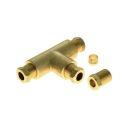 ТРОЙНИК ДЛЯ ГАЗОВОЙ МЕДНОЙ ТРУБЫ РАЗЪЕМ 8 ММ