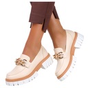 MOKASYNY PÓŁBUTY NA PLATFORMIE Z ŁAŃCUCHEM 40