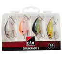 Woblery DAM w pudełku 3 - 5 cm 4 szt Na Pstrąga Okonia Klenia