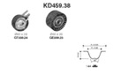 JUEGO CORREA DISTRIBUCIÓN SNR KD459.38 