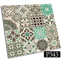 Плитка ПВХ самоклеящаяся 25х25 PATCHWORK СЕРАЯ