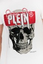 PHILIPP PLEIN Biele tričko s lebkou a logom XXL EAN (GTIN) 4062345128371