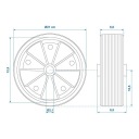 KOLKO KOLO MANOEUVRABLE SUPPORTS 220X70 PLASTIQUE CAOUTCHOUCphoto 7