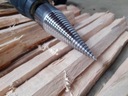 Шнек для раскалывания древесины, 45 мм, конус, сверло с шестигранной головкой SDS+