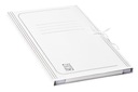 Папка из переплетенной бумаги А4, БЕЛАЯ ЭКО
