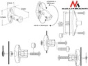 UCHWYT DO GŁOŚNIKÓW KOLUMN MC-528 2SZT 3,5kg EAN (GTIN) 5901549689235