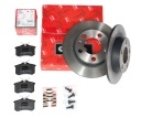 Диски+колодки TRW GOLF 4 Octavia I Leon Audi A3