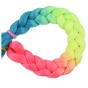 СИНТЕТИЧЕСКИЕ волосы для косичек ЦВЕТНЫЕ косички НАРАЩИВАНИЕ ВОЛОС ОМБРЕ