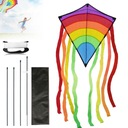 ОДНОСТРОЙНЫЙ ЗМЕЙ УДАРНЫЙ, ЛЕГКИЙ В УПРАВЛЕНИИ РАДУЖНОГО ЦВЕТА С 80-М ЛИНИЕЙ