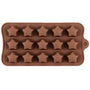 СИЛИКОНОВАЯ ФОРМА ДЛЯ ШОКОЛАДА, ПРАЛИНЕ, ЖЕЛЕ, ЗВЕЗДОЧЕК